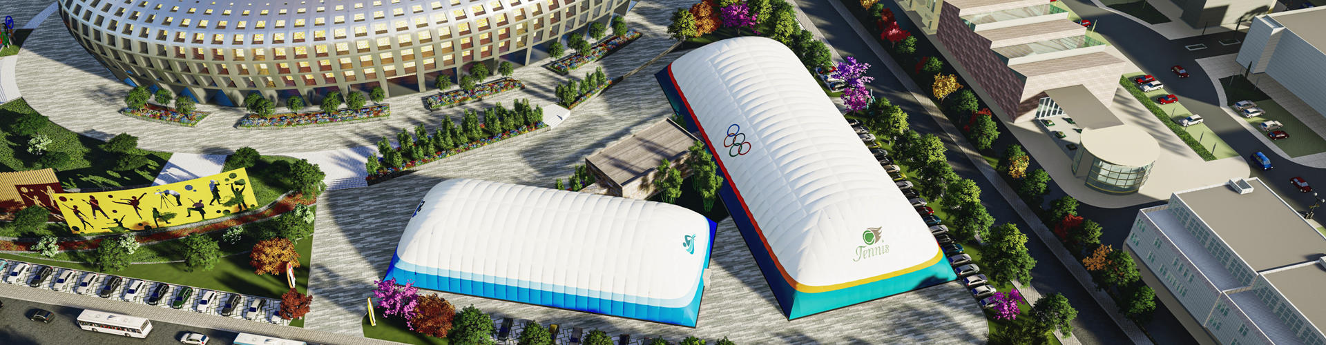 customized air supported structures factory