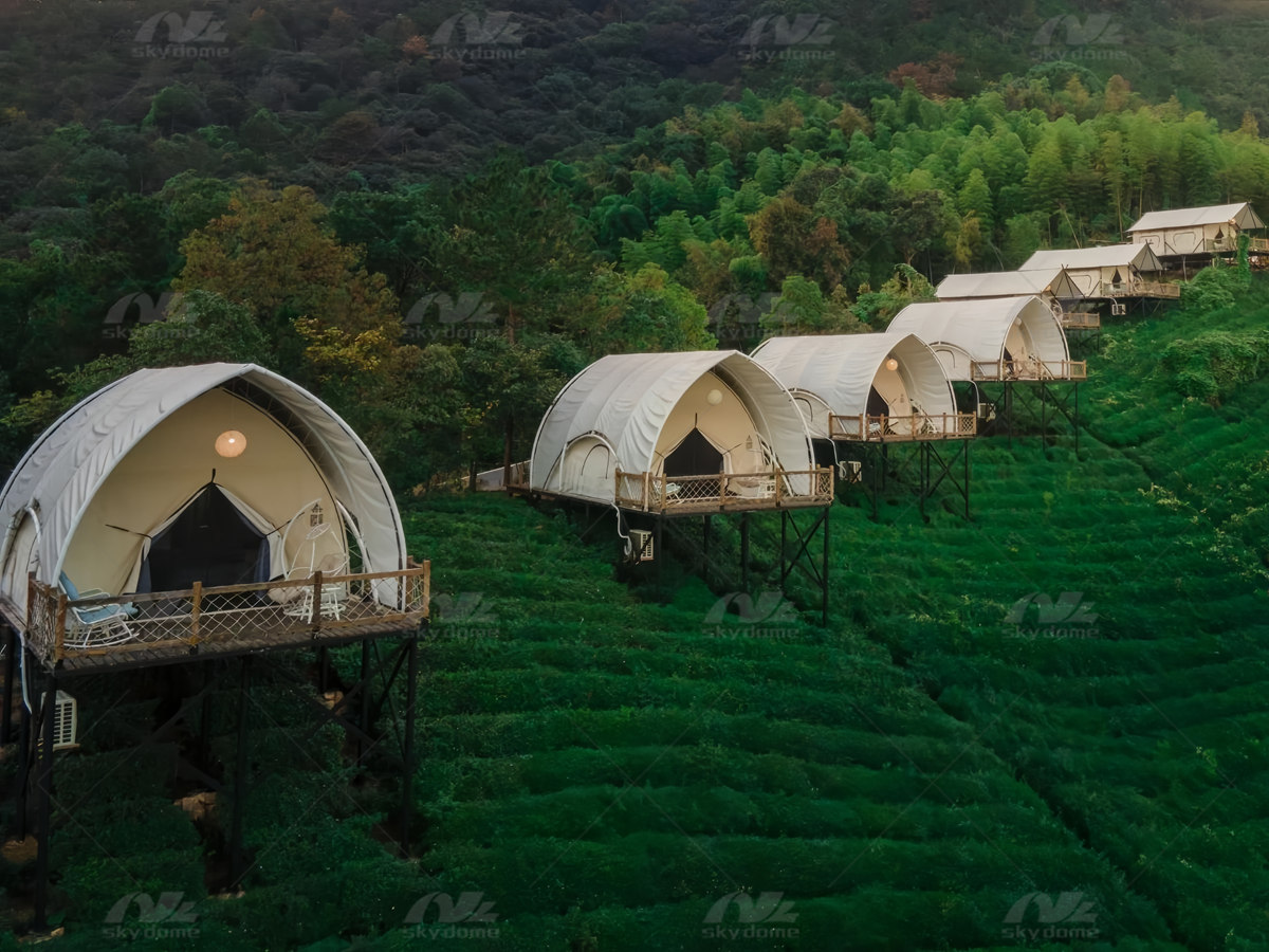  High Strength Tensile Membrane Structures for Boutique Resorts