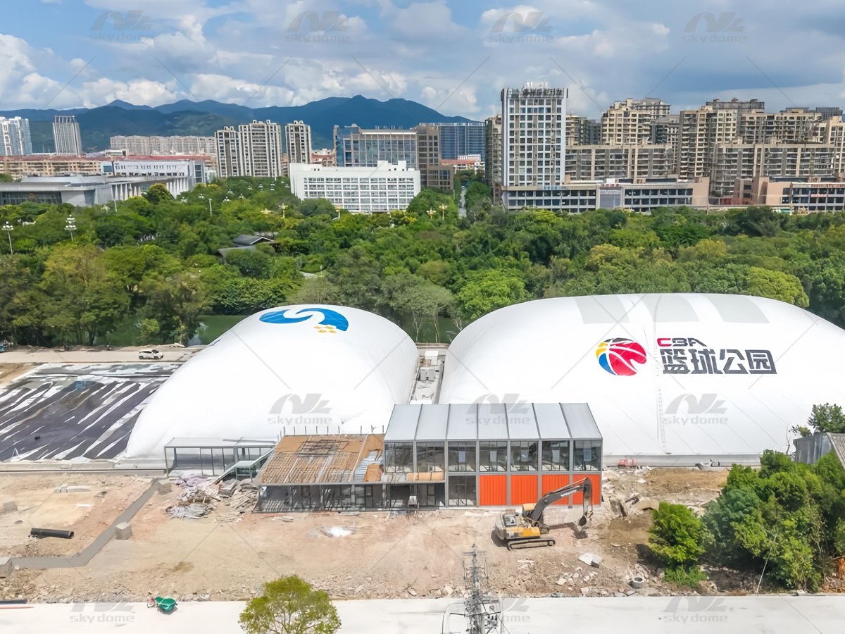 High Strength&nbsp;PVDF Air-Supported Structures for Sports Park 