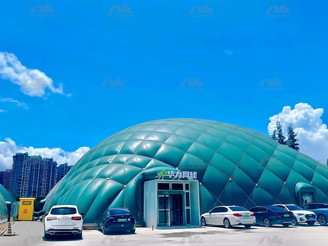 All-Weather Air Supported Structure for Tennis 