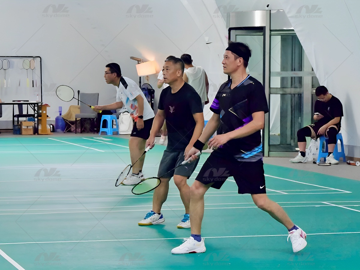 Climate-Controlled Air Dome with High Strength Membrane For Badminton 