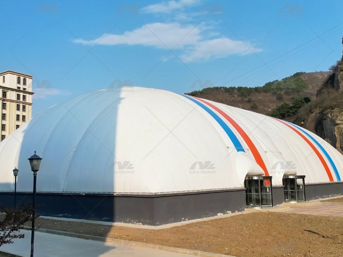 PVDF Inflatable Air Supported Structure for Multi-Purpose Hall