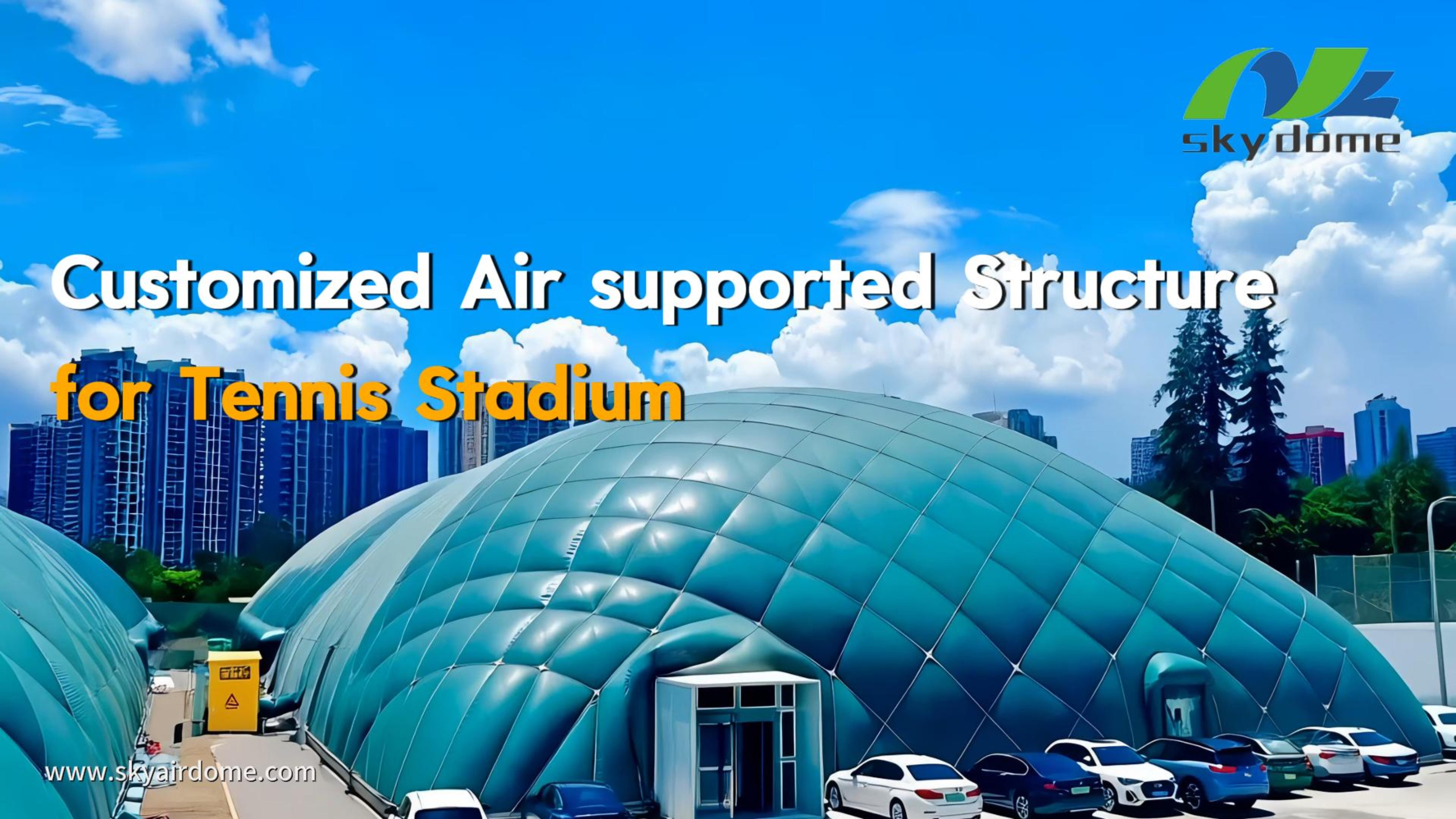 Air Supported Structure for Tennis Stadium