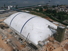Ultra-Large Fully-Enclosed Air-Supported Structure for Storage System
