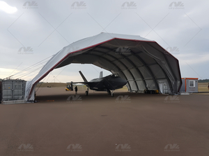 High-Strength Membrane Army Hangar with Long Durability Minimal Maintenance