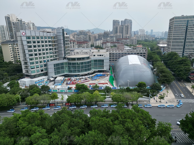 PVDF Membrane Air-Supported Foundation Pit for Green Construction