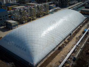 High Quality PVDF Membrane Inflatable Dome Warehouse for Coal Storage