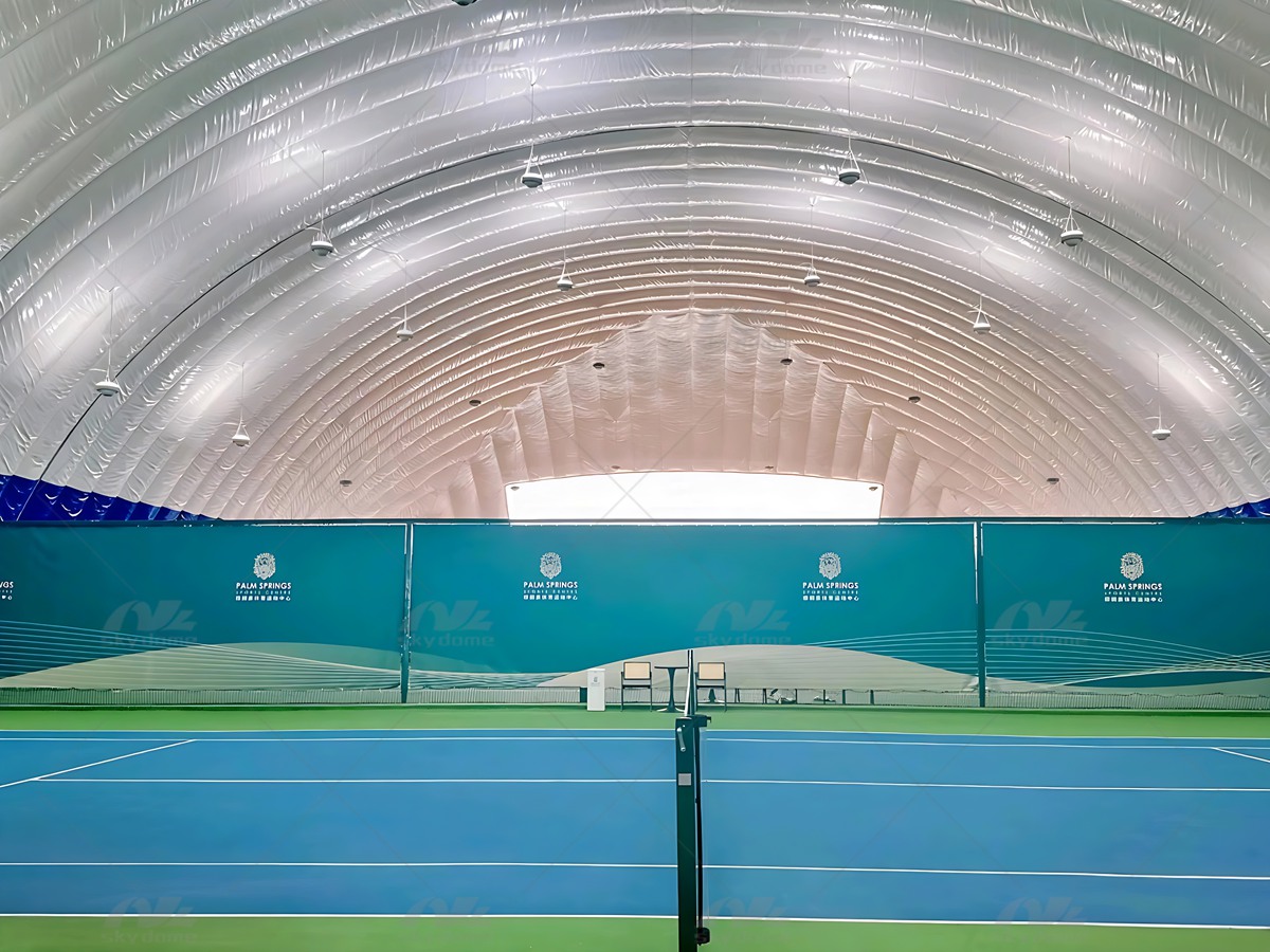 All-Weather Air Supported Structure for Tennis 