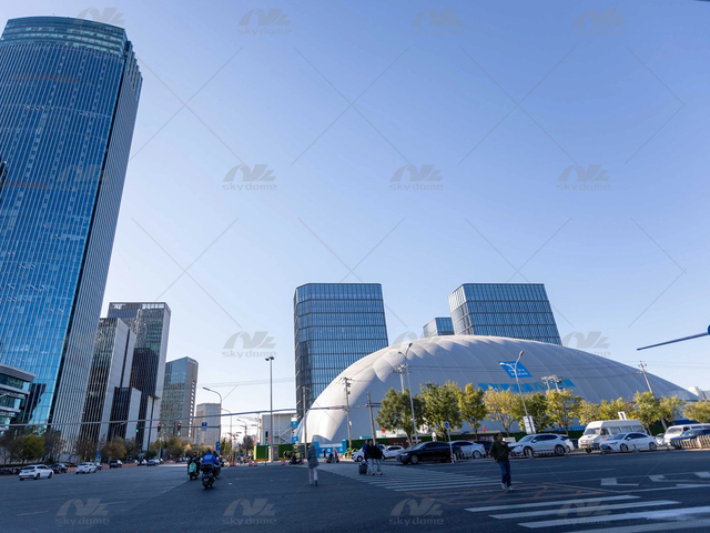 Eco-Friendly Fast-Construction PVDF Foundation Pit Air Dome