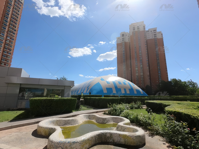 Custom Air-Supported Dome for Indoor Constant Temperature Pool