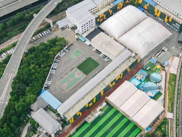 Spacious All-Weather Sports Air Dome with High Strength PVDF