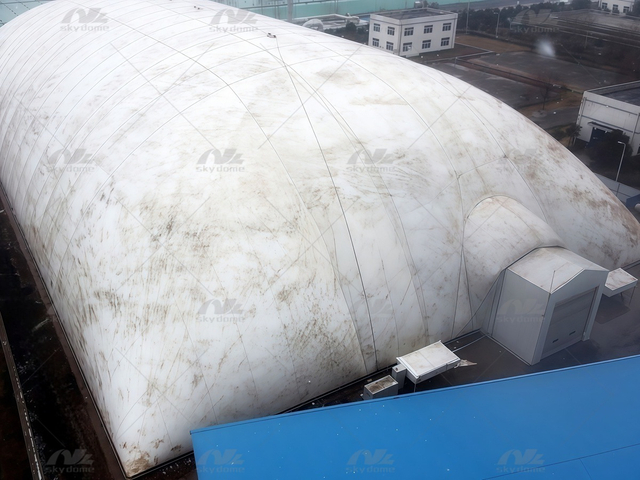  Innovation Airtight PVDF Membrane Inflatable Dome for Wastewater Management 