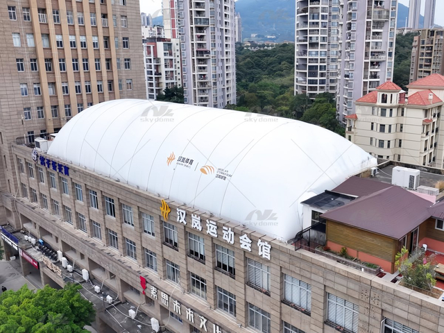 Tailored Rooftop Inflatable Air Membrane Dome for Sports