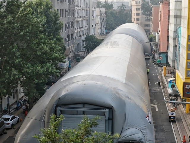 The Innovative Foundation Pit Air Dome For Rapid & Green Urban Construction