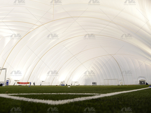 Fast Construction of Sports Air Membrane Dome for Football 