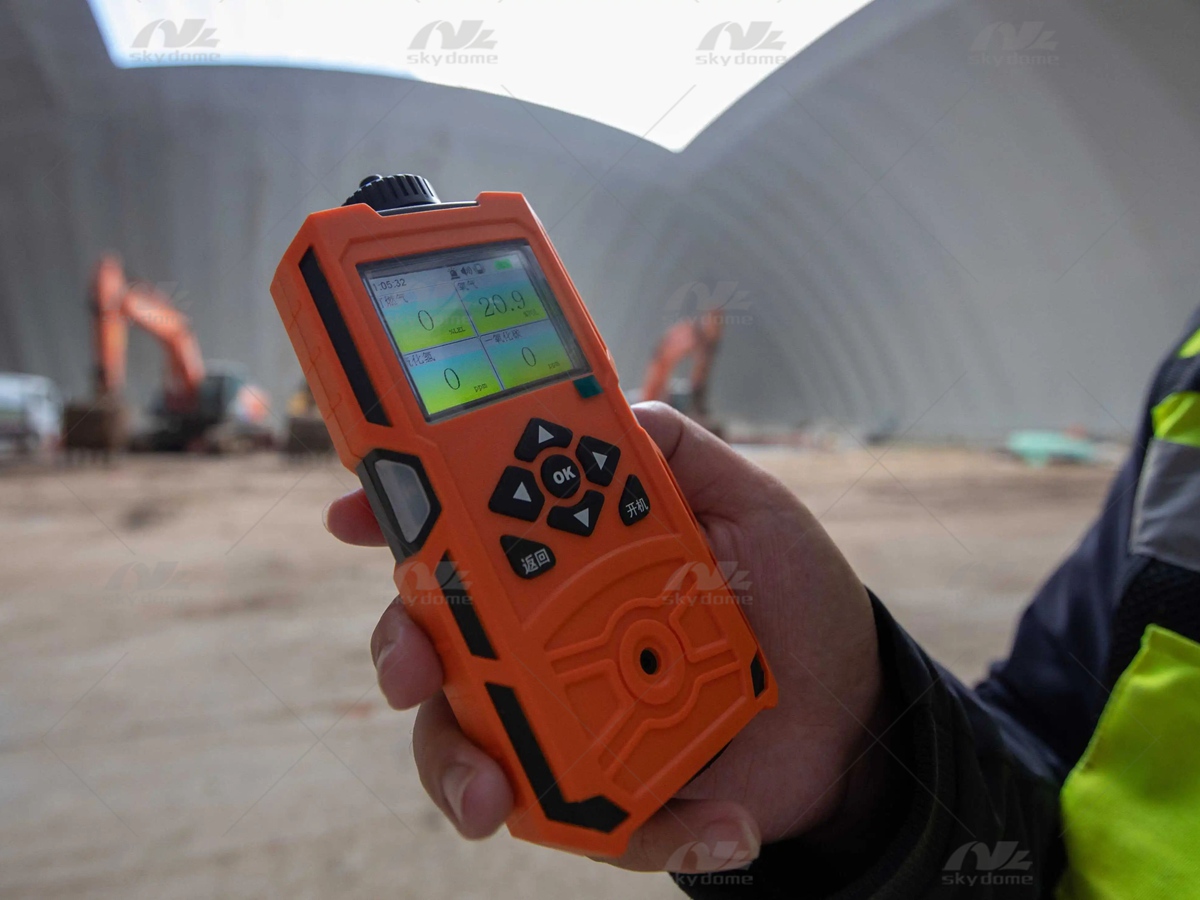 Eco-Friendly Fast-Construction PVDF Foundation Pit Air Dome