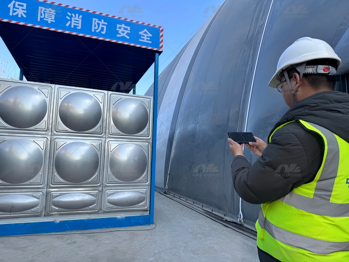 Eco-friendly Fast Construction Foundation Pit Air Dome