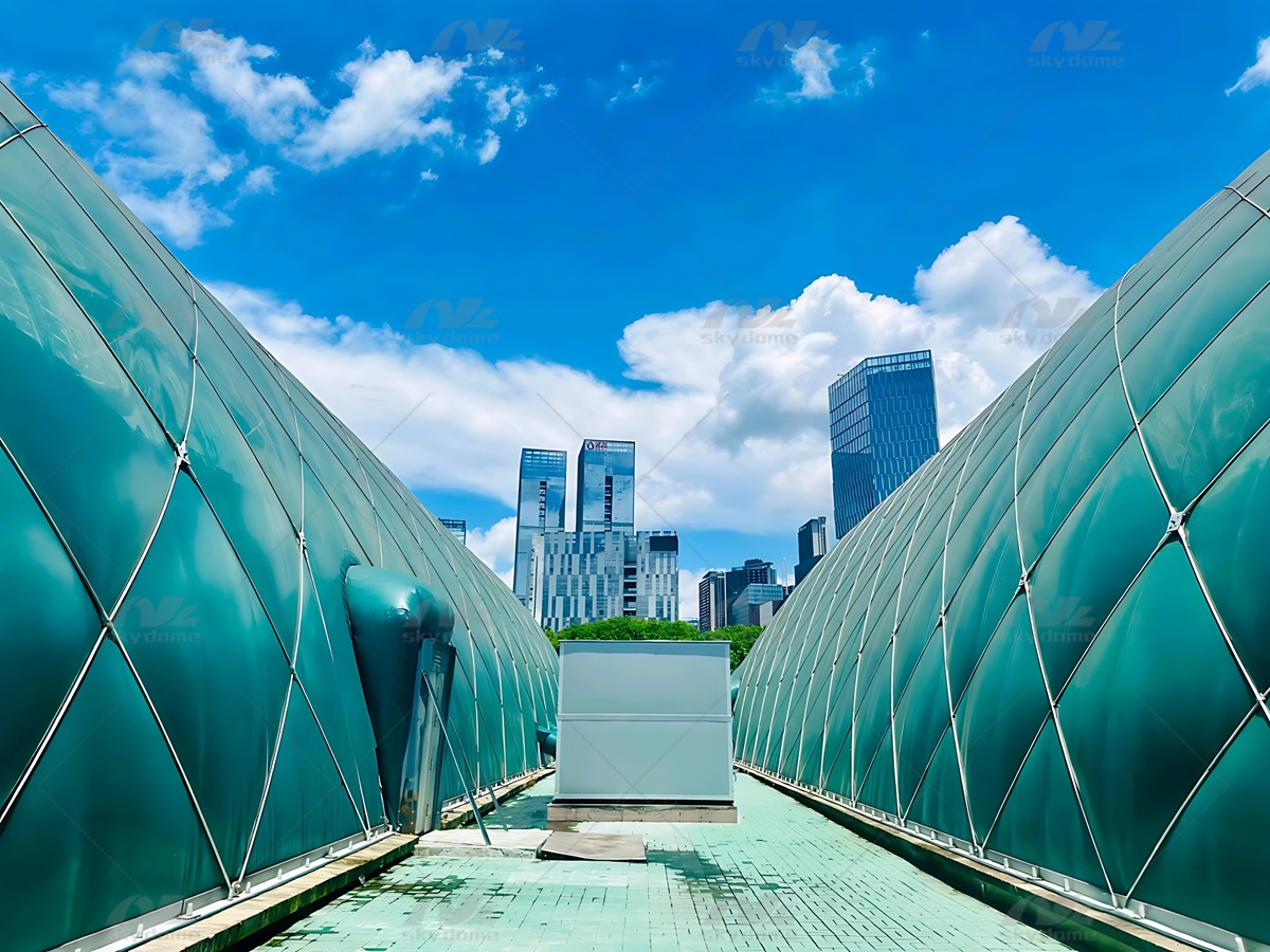 All-Weather Air Supported Structure for Tennis 