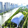 Personalized Top-floor Pneumatic Textile Dome for Rooftop Pub