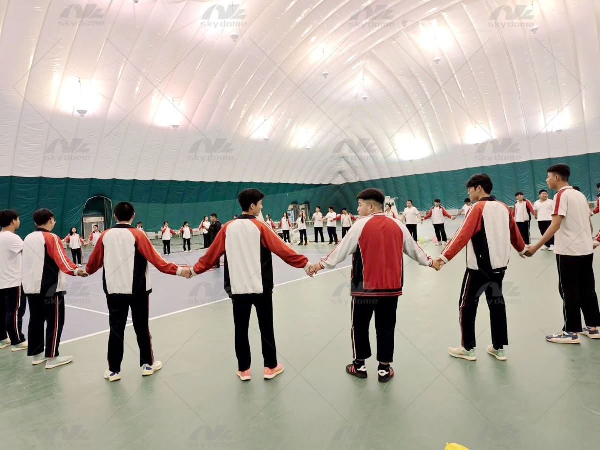 Tennis Air Dome Construction
