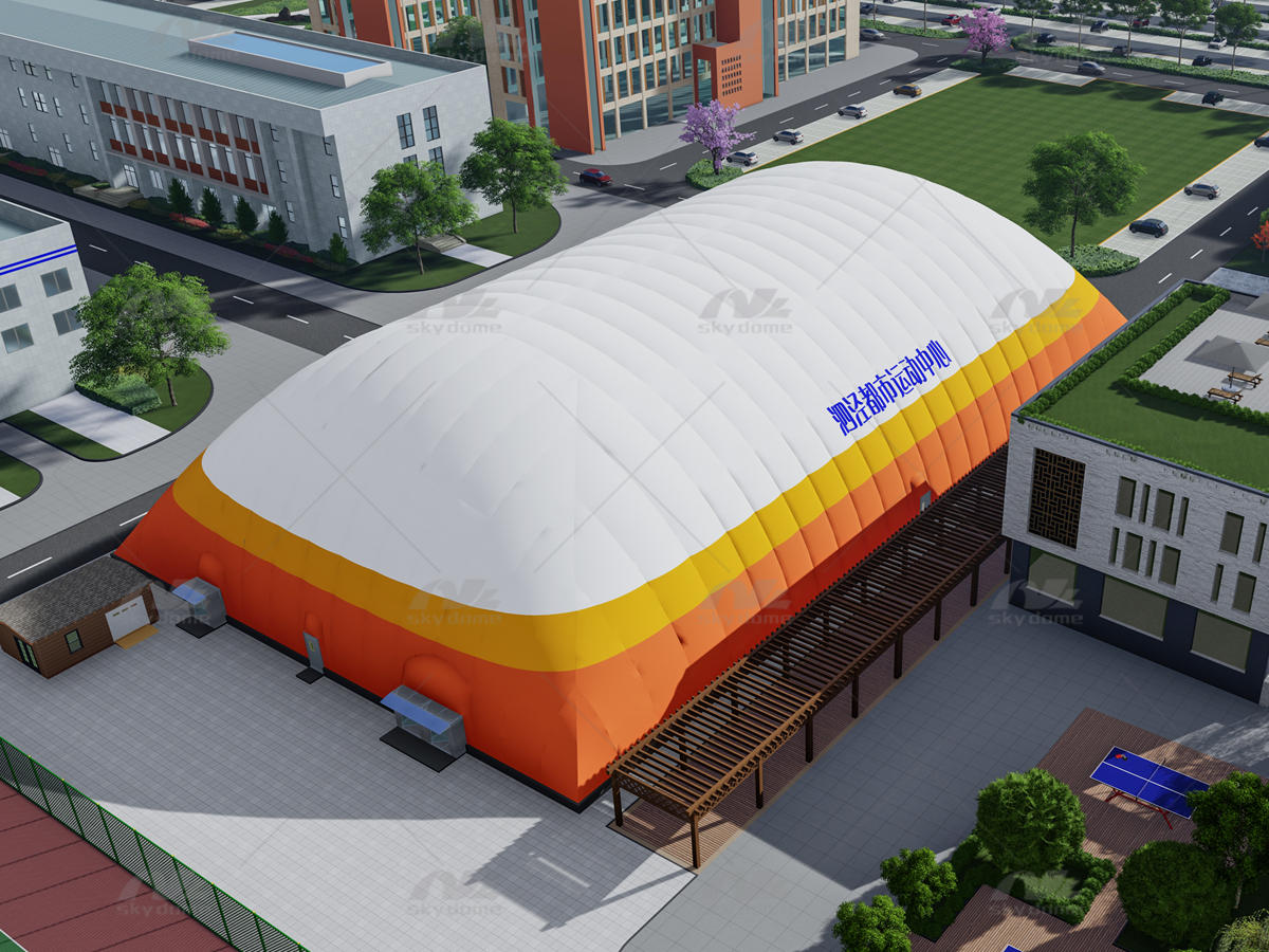 Basketball Air Dome Interior Clearance
